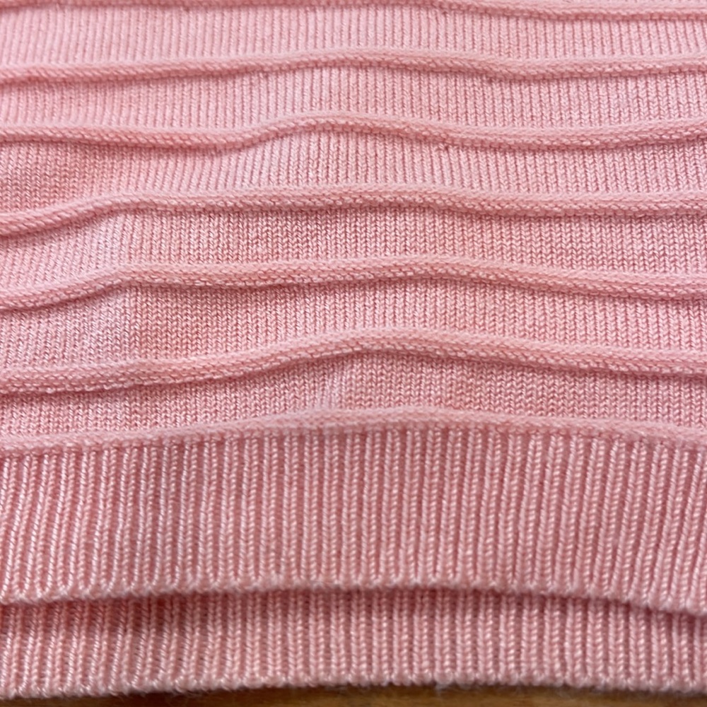 Pink Ribbed‎ Crop Top - Picture 6 of 7